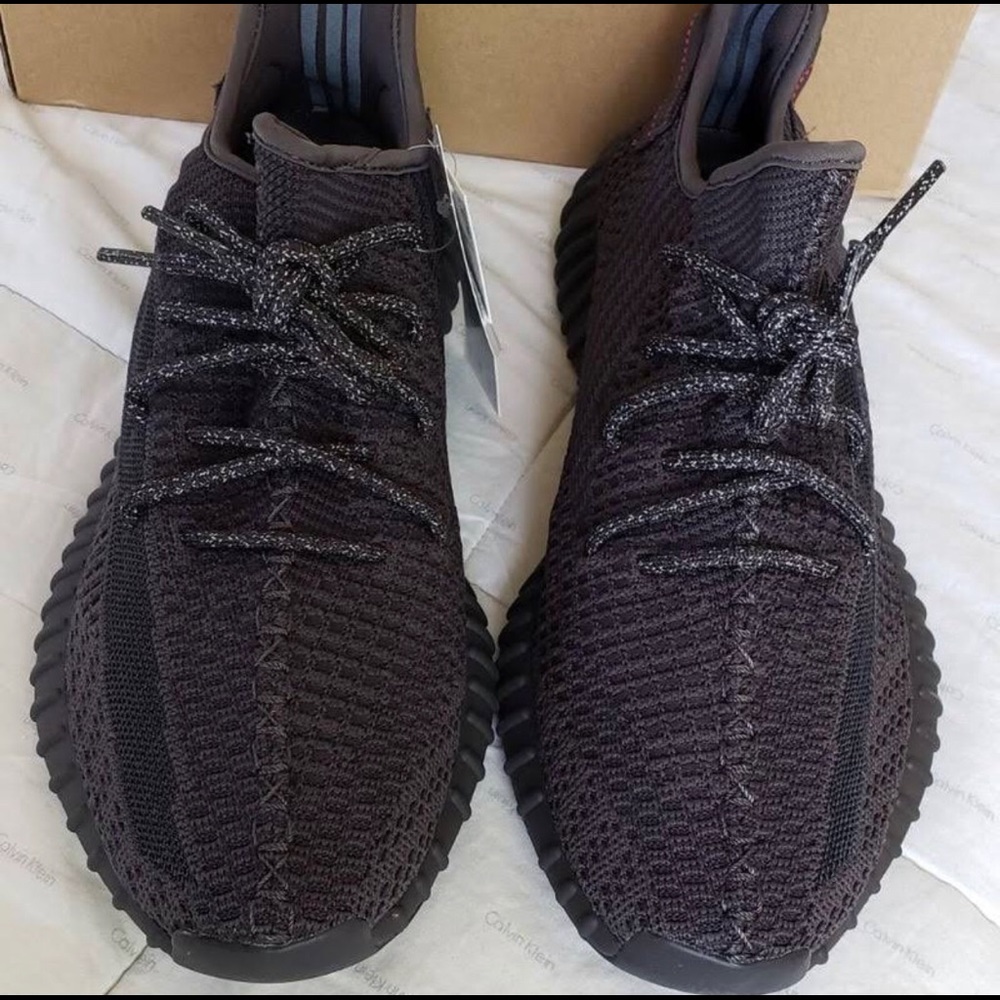 Yeezys 350 black non reflective